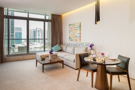 Furnished 1-Bedroom Hotel Apartment in Intercontinental Dubai Marina