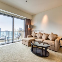 Furnished 1 Bedroom Hotel Apartment in The Address Dubai Marina Residences