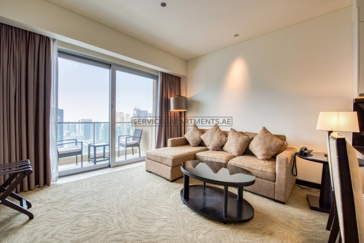 Furnished 1 Bedroom Hotel Apartment in The Address Dubai Marina Residences