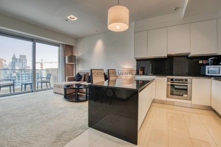 Furnished 1 Bedroom Hotel Apartment in The Address Dubai Marina Residences