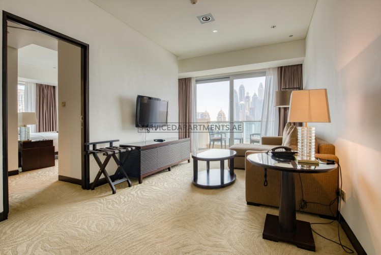 Furnished 1 Bedroom Hotel Apartment in The Address Dubai Marina Residences