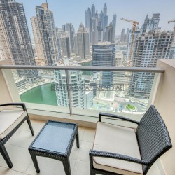 Furnished 2 Bedroom Hotel Apartment in The Address Dubai Marina Residences