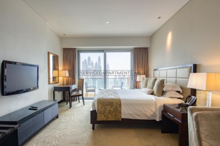 Furnished Studio Hotel Apartment in The Address Dubai Marina Residences