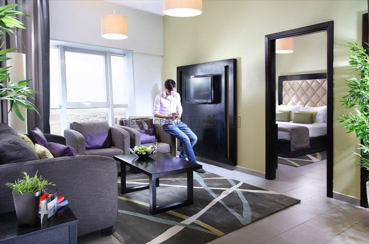 Furnished 1 Bedroom Hotel Apartment in Citadines Metro Central Dubai