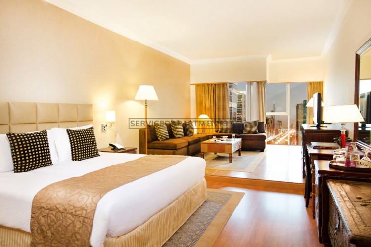 Furnished Studio Hotel Apartment in Crowne Plaza Dubai