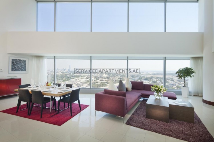 Furnished 3 Bedroom Hotel Apartment in Sheikh Zayed Road