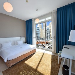 Furnished Studio Hotel Apartment in Jannah Place Dubai Marina