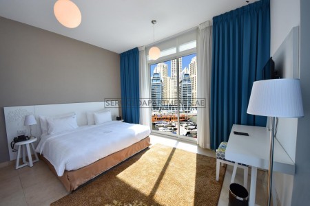 Furnished Studio Hotel Apartment in Jannah Place Dubai Marina