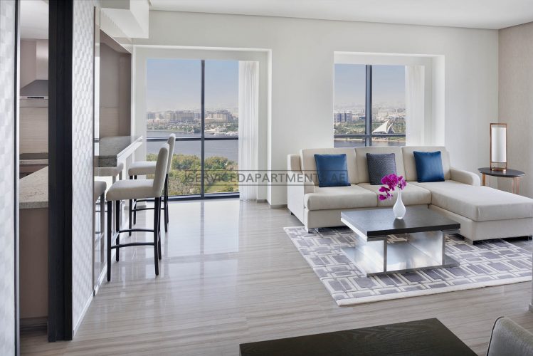 Furnished 1-Bedroom Hotel Apartment in Hyatt Regency Dubai Creek Heights