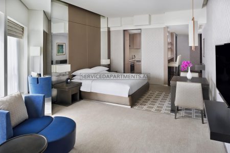 Furnished Studio Hotel Apartment in Hyatt Regency Dubai Creek Heights