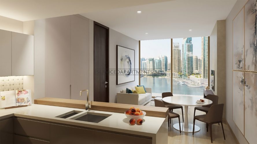 Furnished 1-Bedroom Hotel Apartment in Jumeirah Living Marina Gate