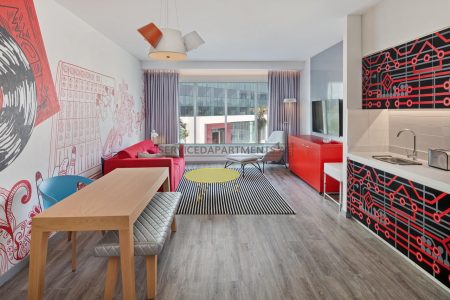 Furnished 1-Bedroom Hotel Apartment in Radisson RED Hotel DSO