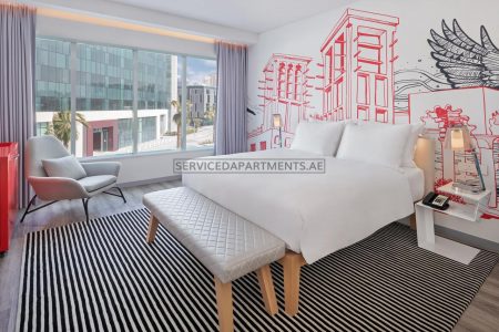 Furnished Studio Hotel Apartment in Radisson RED Hotel DSO