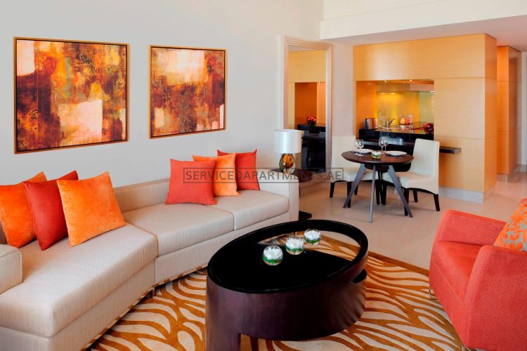 Furnished 1-Bedroom Hotel Apartment in Marriott Executive Apartments Al Jaddaf