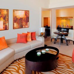 Furnished 2-Bedrooms Hotel Apartment in Marriott Executive Apartments Al Jaddaf