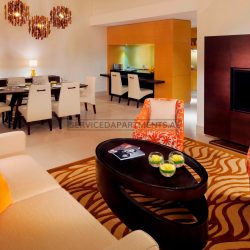 Furnished 3-Bedrooms Hotel Apartment in Marriott Executive Apartments Al Jaddaf