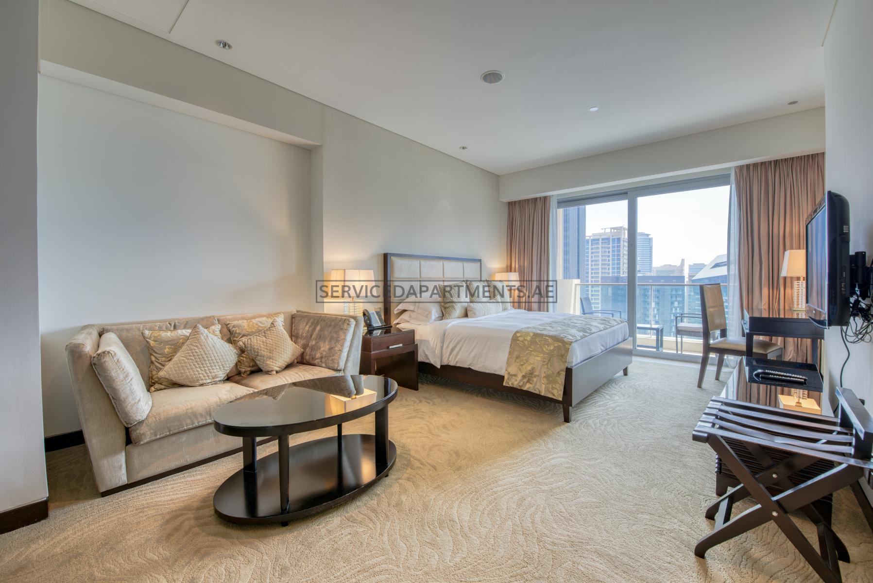 Studio Serviced Hotel Apartments for Rent in Dubai