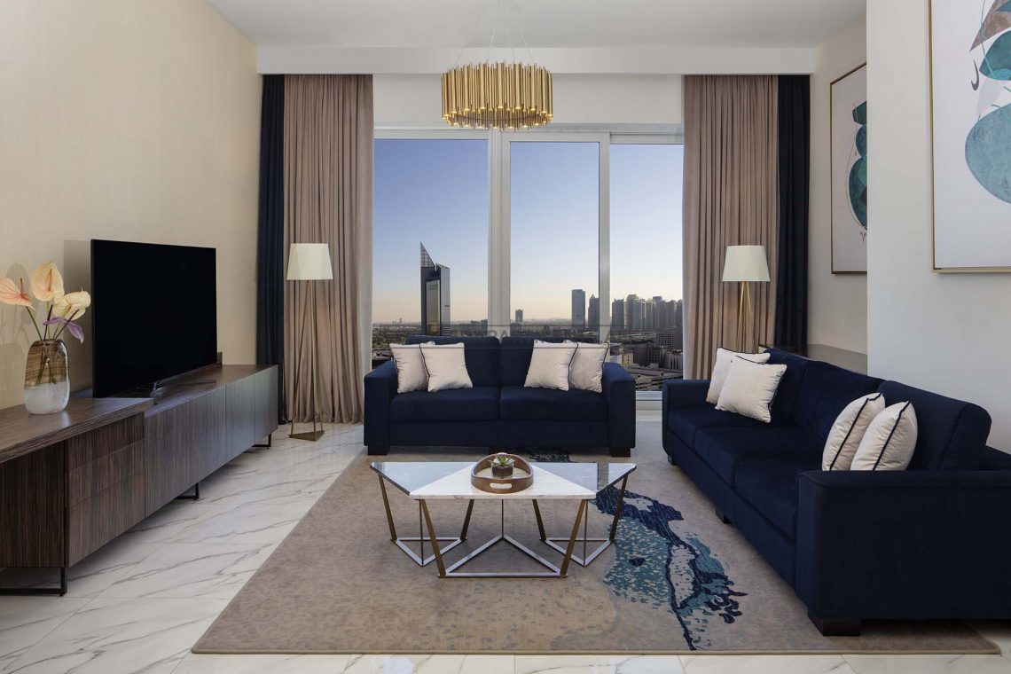 Furnished 2-Bedrooms Hotel Apartment in Avani Palm View Dubai Hotel & Suites