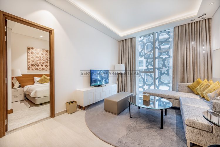 Furnished 1-Bedroom Hotel Apartment in Grand Mercure Hotel And Residences Dubai Airport