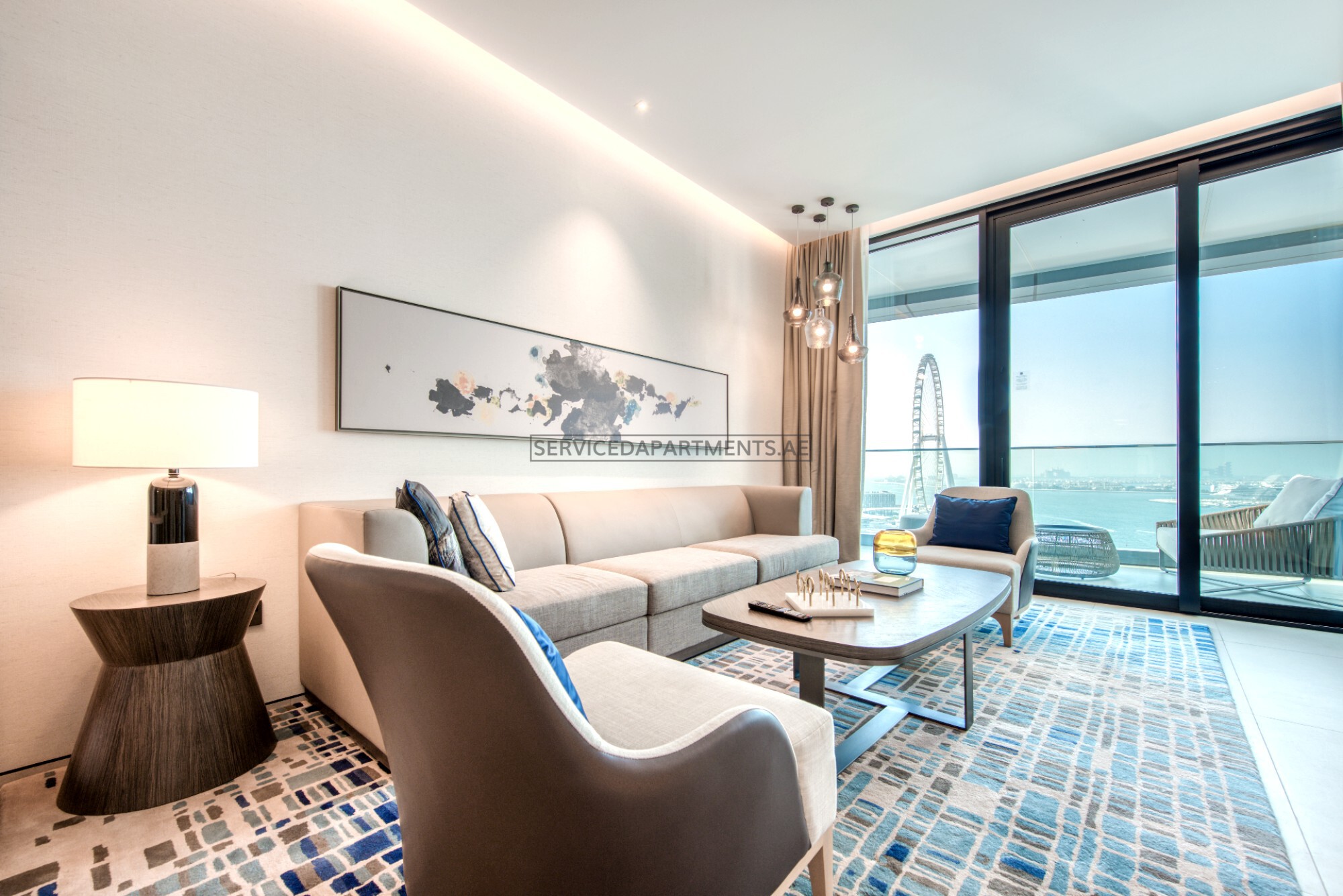 2 bedroom Apartment for rent in Address Beach Resort at 77,000 AED per month