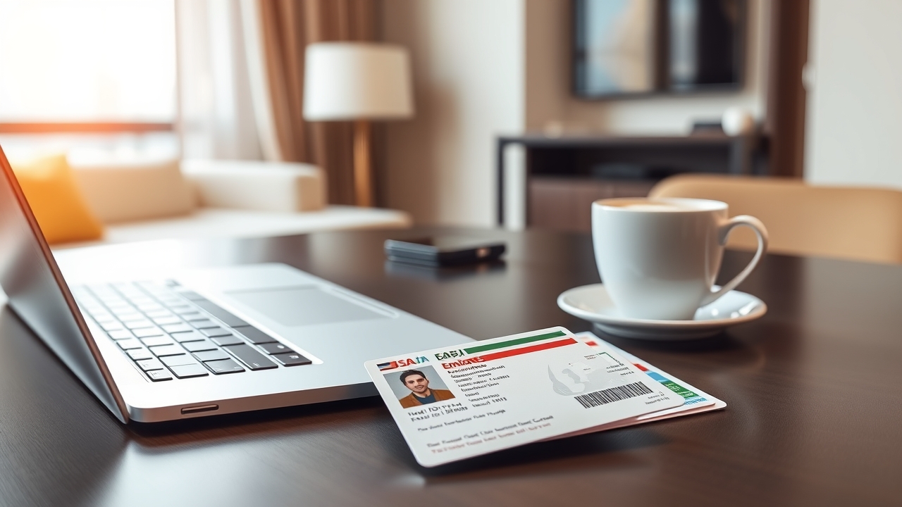 Emirates ID and residency documents for UAE apartment rental