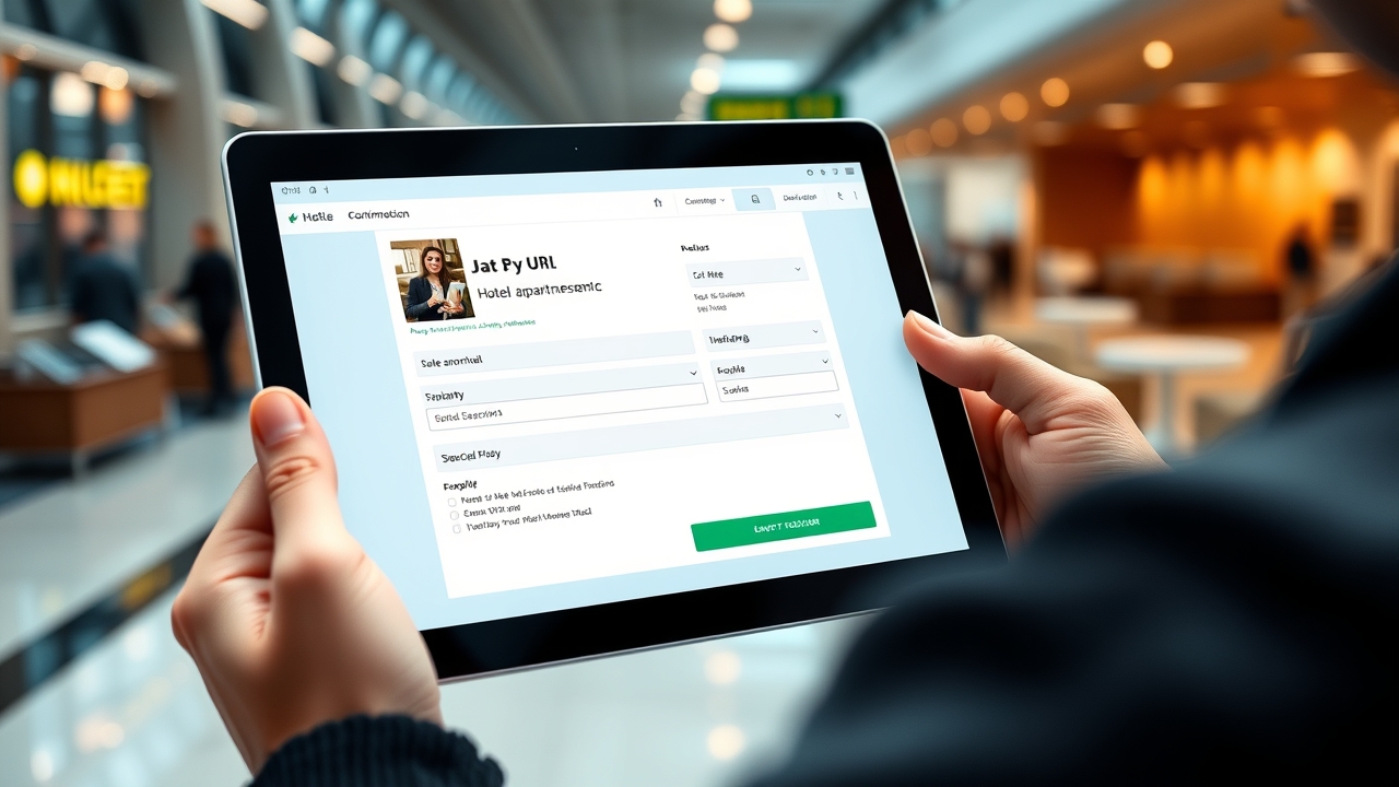 Digital booking confirmation for a UAE hotel apartment