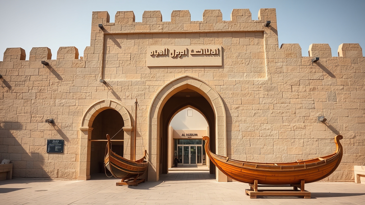 Dubai Museum at Al Fahidi Fort entrance