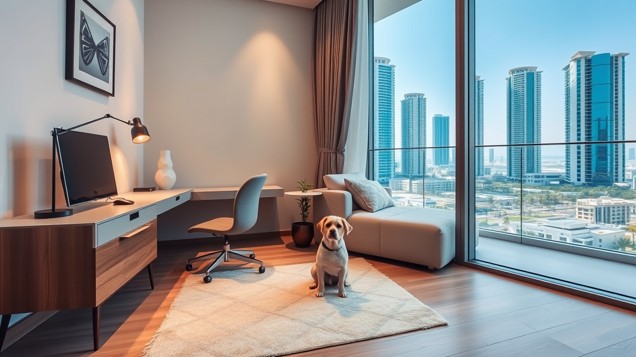 Pet-friendly co-living space in JLT Dubai