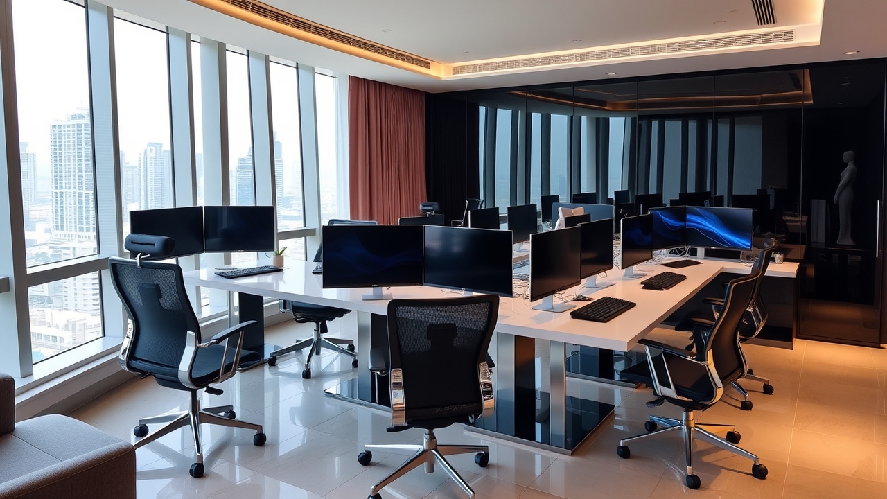 Modern coworking space for singles in Dubai