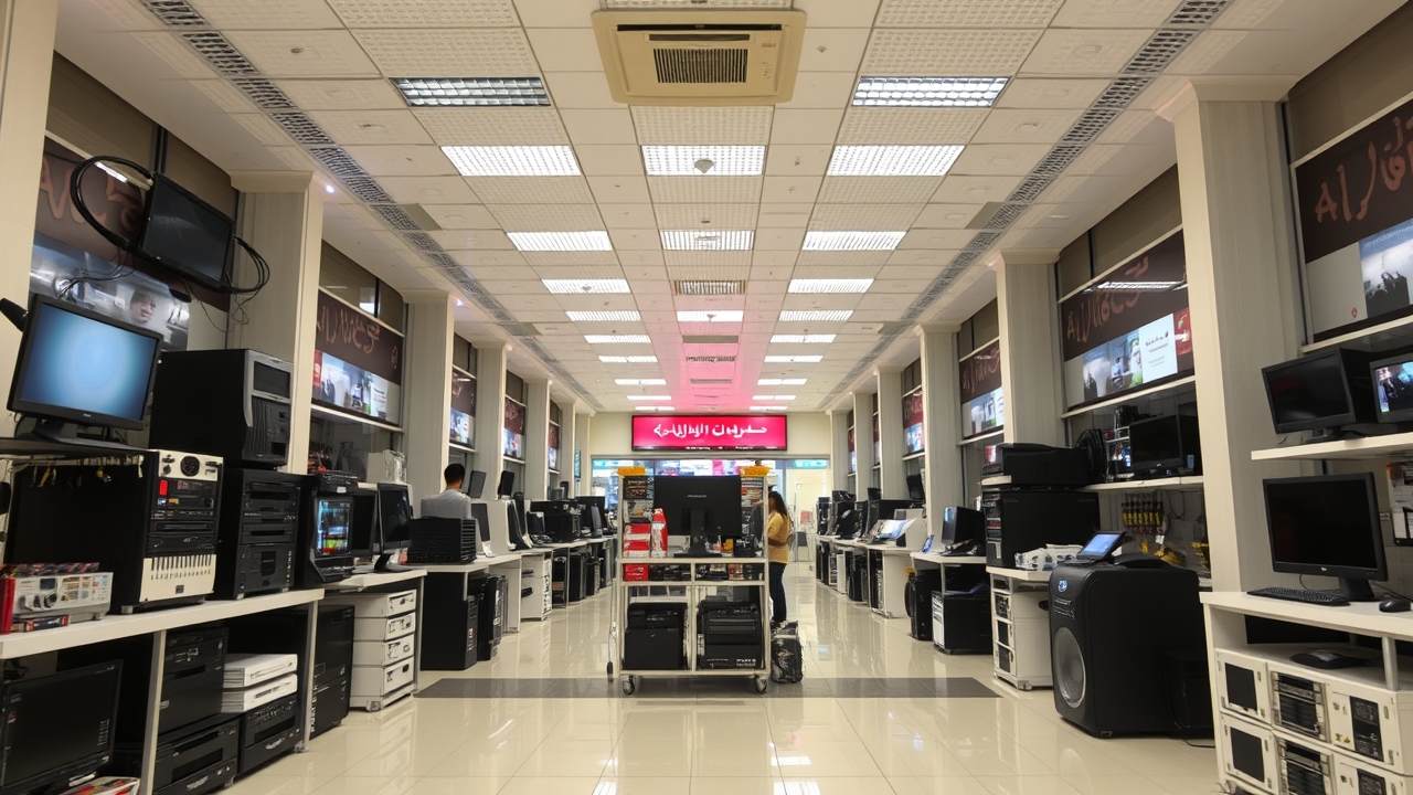 Interior of Computer Plaza Dubai tech hub