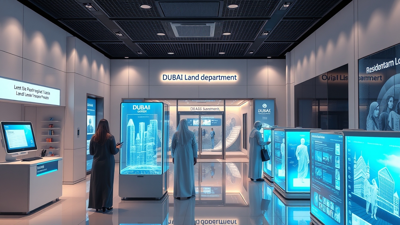 Digital real estate services and DLD technology in Dubai