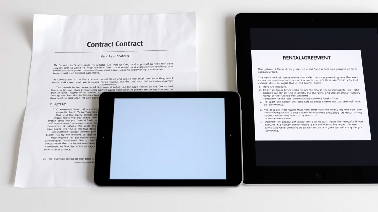 Digital smart rental contracts vs traditional methods