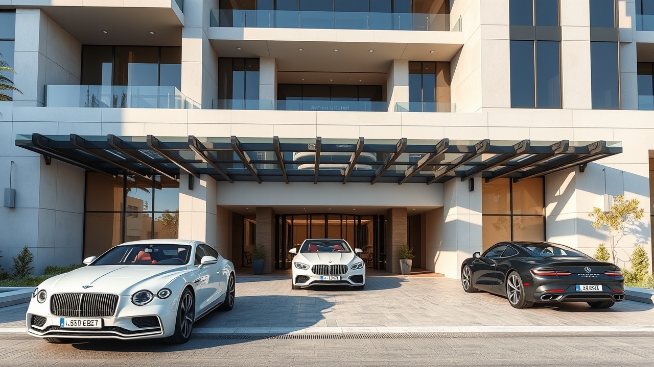 Luxury residence entrance in Business Bay Dubai