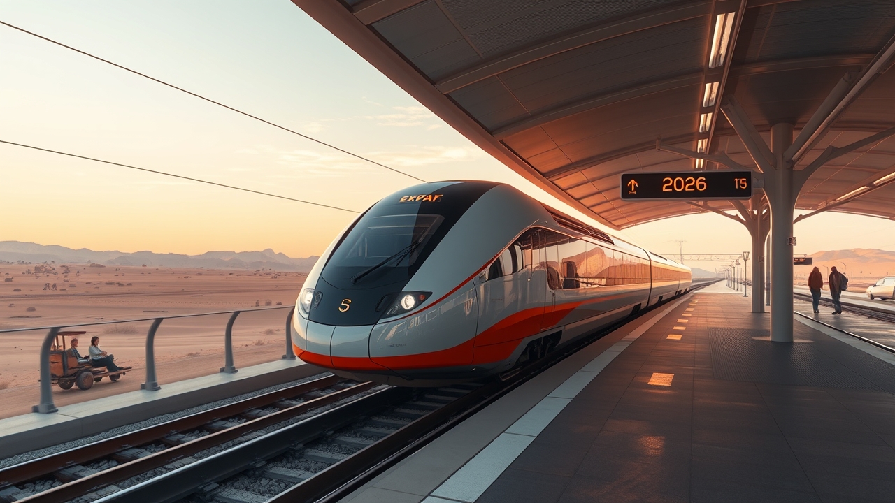 Expo Village high-speed rail station 2026