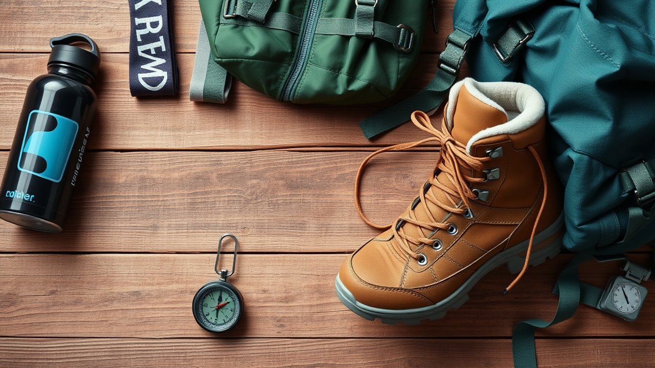 Hiking gear and boots for UAE trails