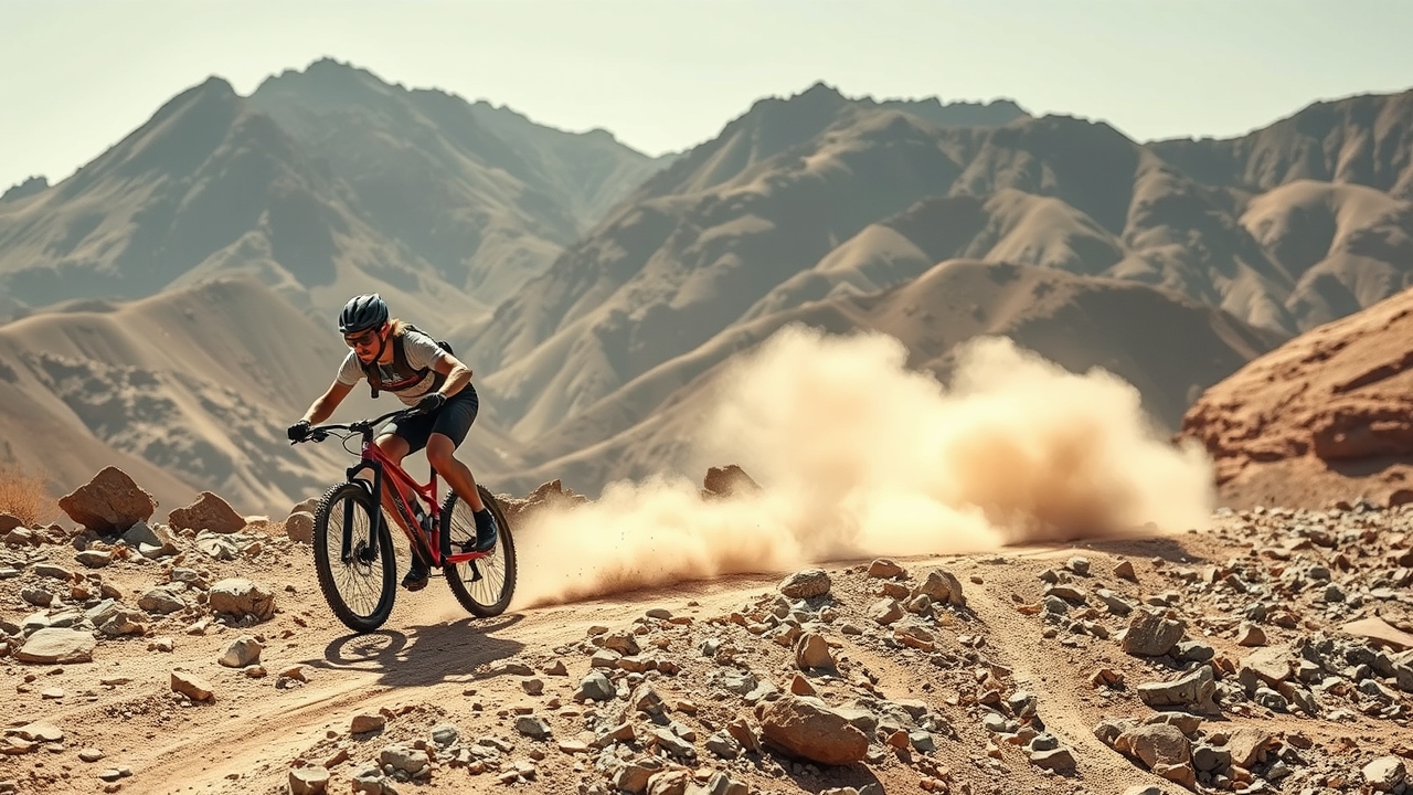 Mountain biking in the Wadi Showka valley