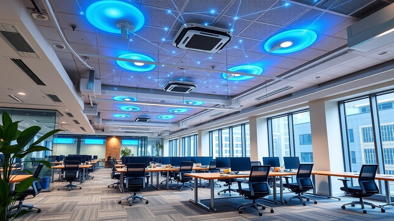 Modern coworking space in Dubai Silicon Oasis Digital Park