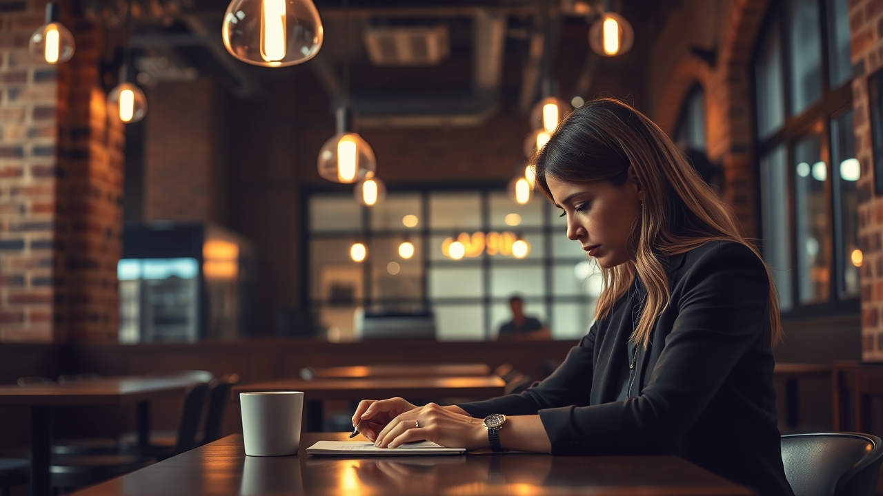 Industrial-chic cafe for late-night work in Al Quoz Dubai