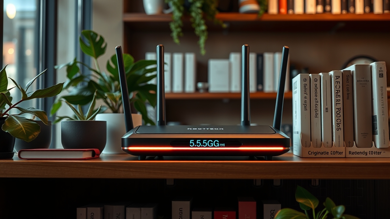 Advanced high-speed internet infrastructure in a 2026 Dubai cafe