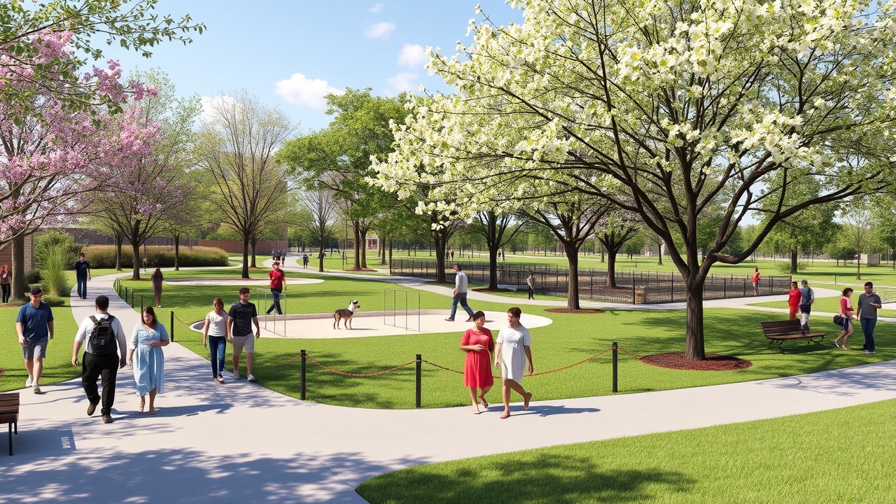 Pet friendly park in JVC District 12