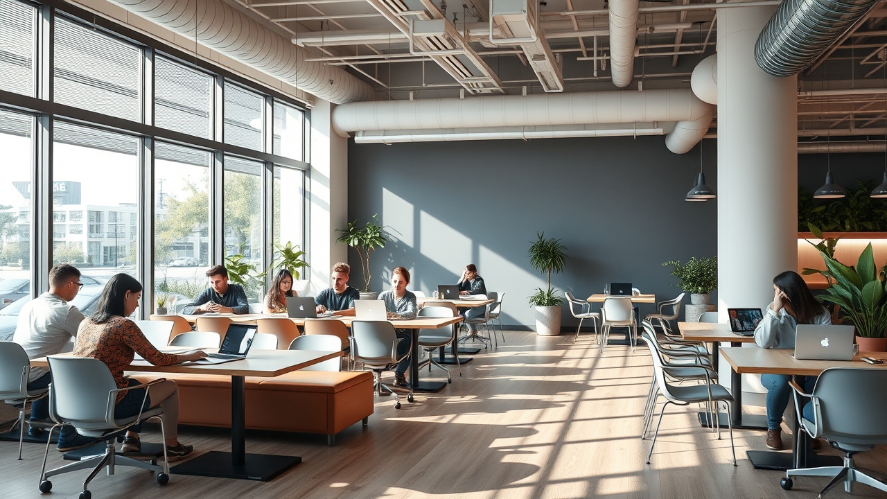 Co-working space for digital nomads in JVC