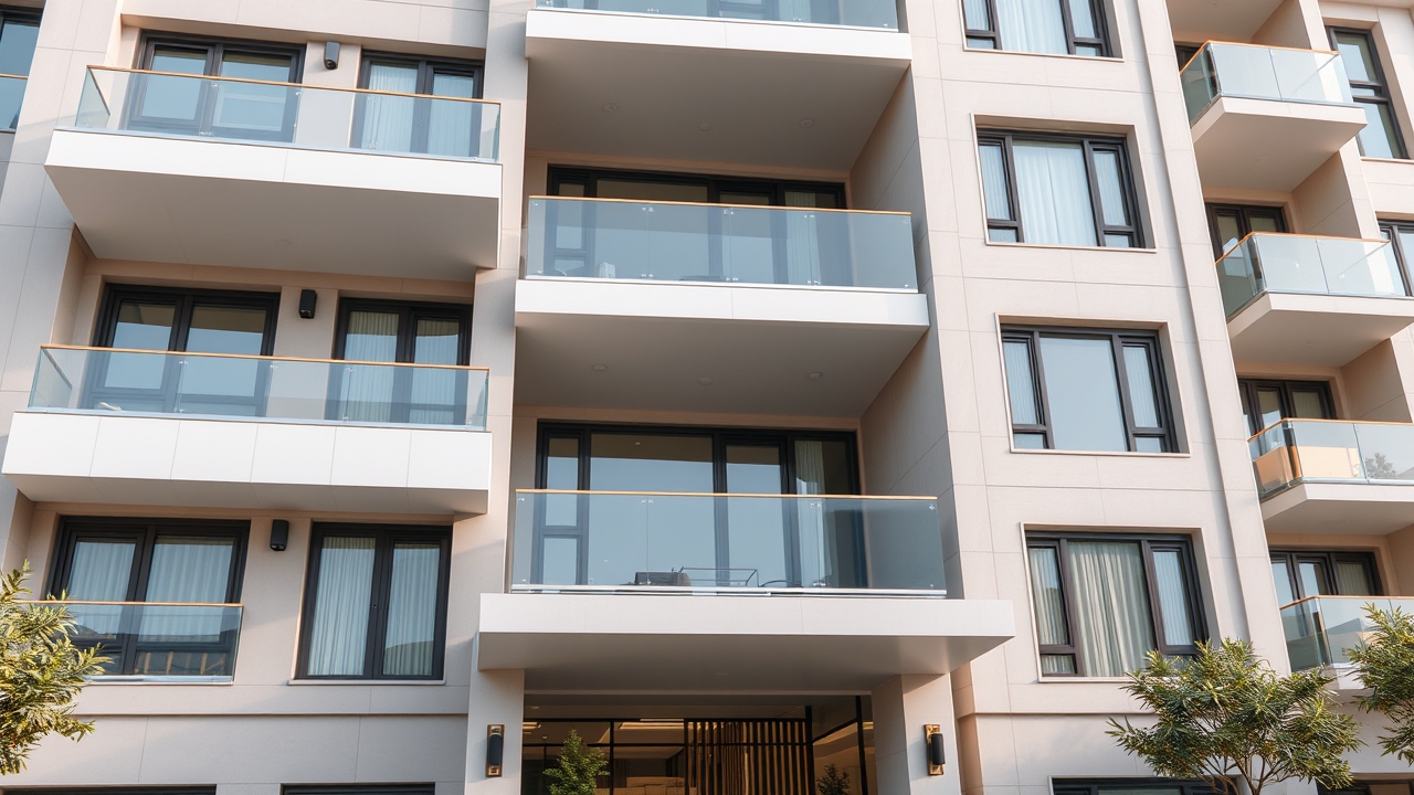 Modern building architecture in Liwan Quepoint area