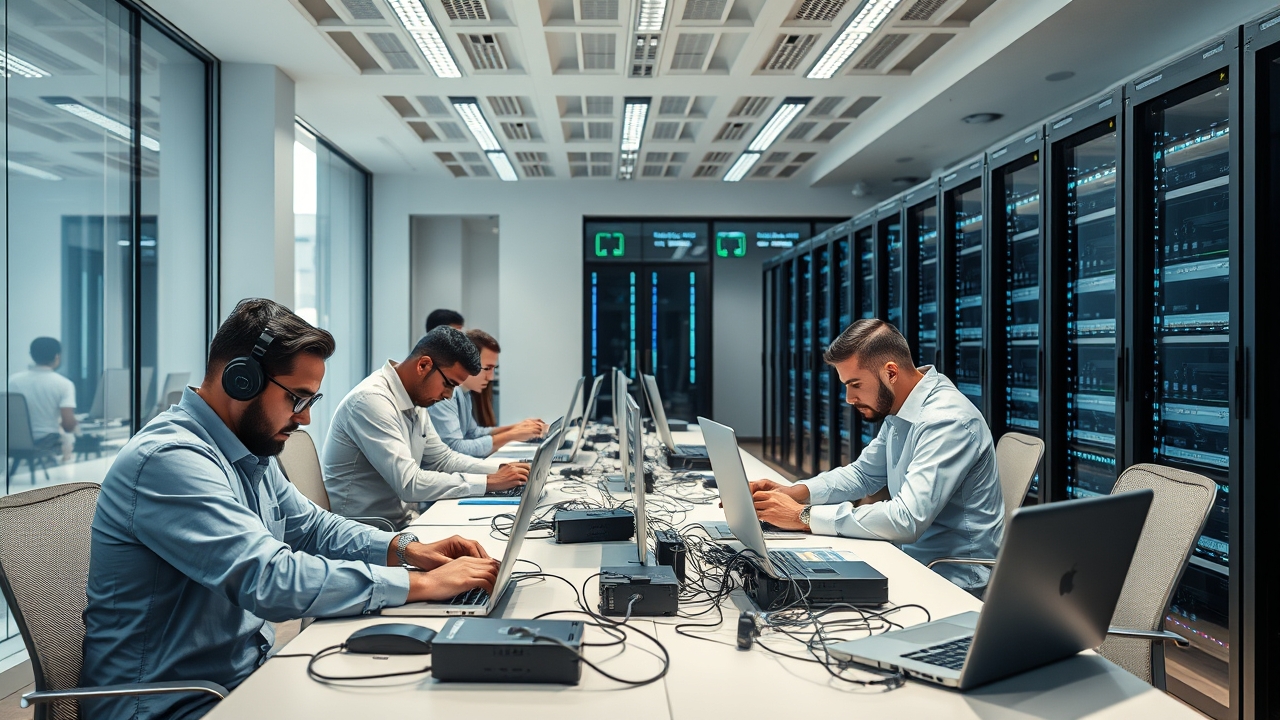 AI and hardware engineers working in Dubai Silicon Oasis