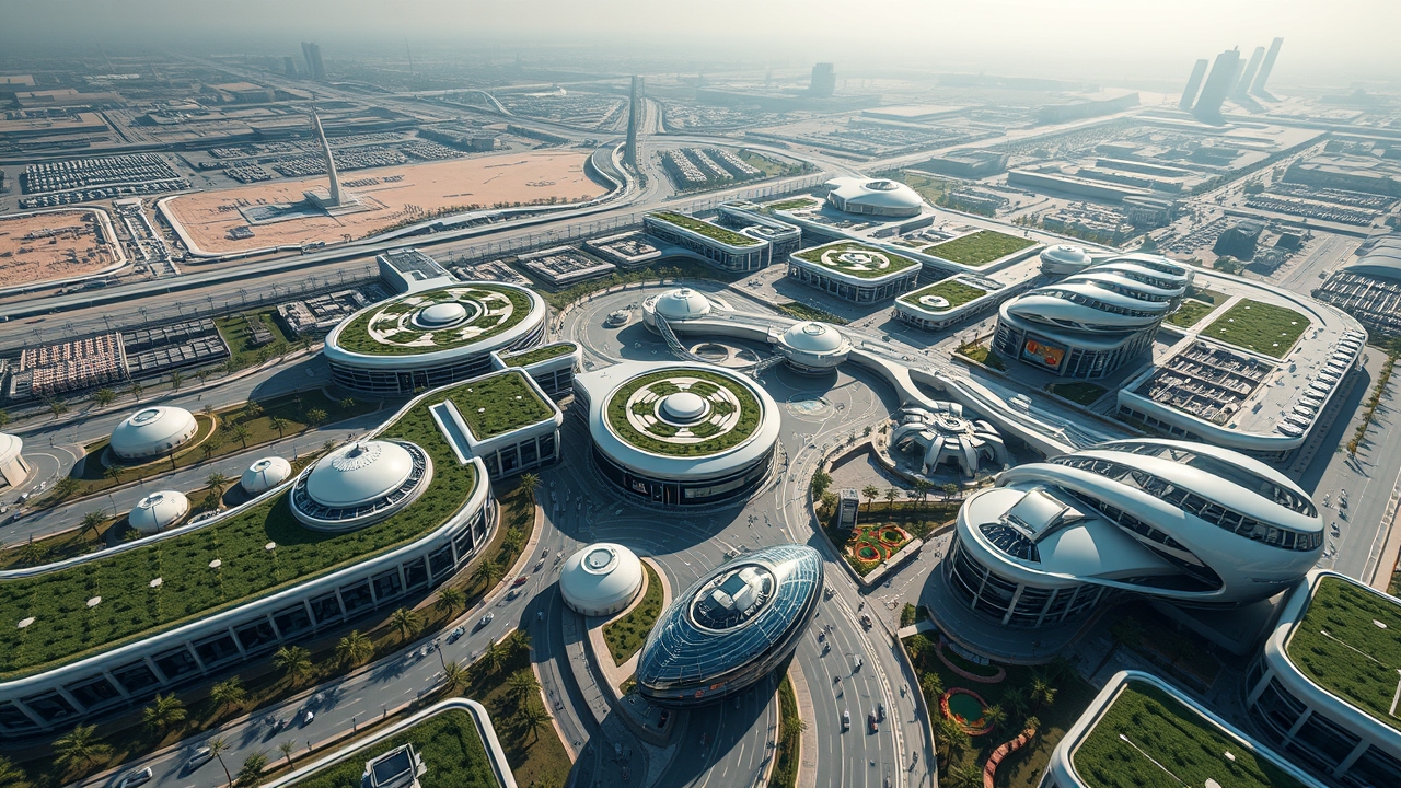Expo City Dubai 2026 tech campus aerial view
