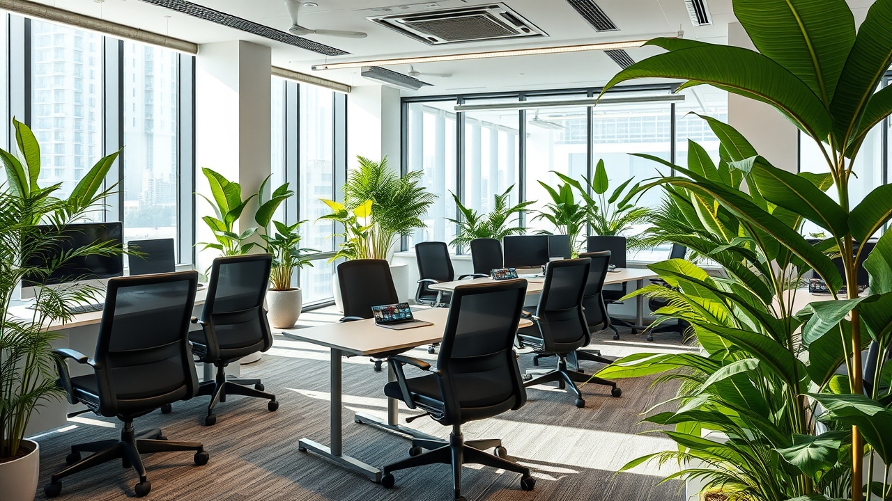 Modern coworking space in JLT Dubai