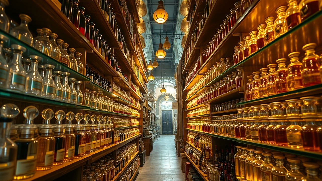 Traditional perfume shop in Deira Dubai