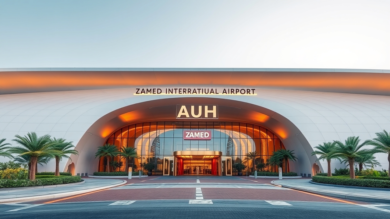Zayed International Airport Terminal A Exterior