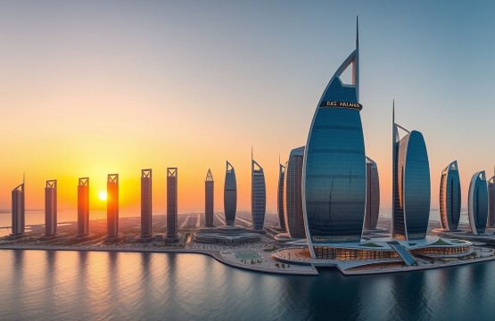 Ras Al Khaimah skyline Al Marjan Island 2026