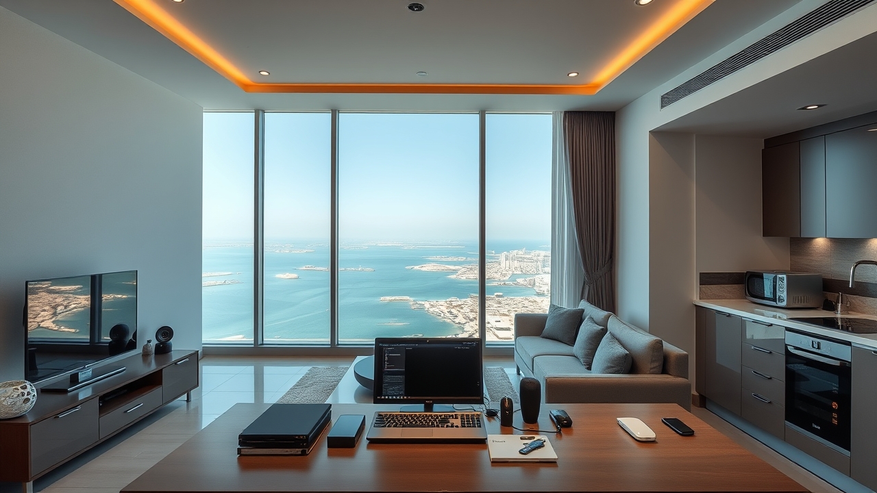 Modern corporate apartment interior Fujairah