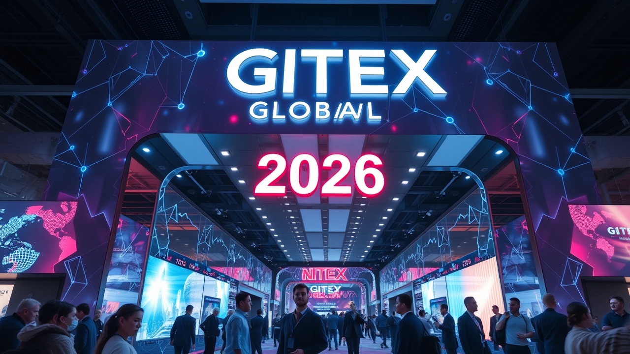 GITEX Global 2026 tech conference entrance